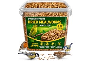 AF® Torkade Mjölmaskar 300 g / 2,5 L | Tenebrio molitor