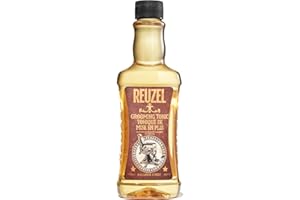 Reuzel Grooming Tonic - Pro Oil Treatment For Men With Organic And Natural Ingredients - Pure, Vegan Serum That Gives Hair Essential Strength And Moisture - Apple Peppermint Fragrance - 11.83 oz