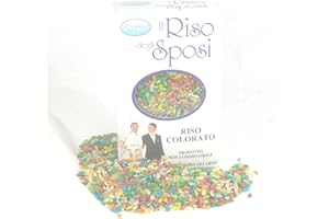 Caramelle e Marshmallow Candy Party Riso Colorato, PVC, Multicolor, Circa 250 gr