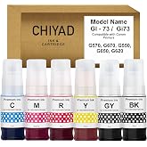 G673 Ink Canon 73 Ink Bottles for Pixma G570 G670 Printer