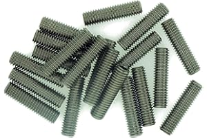 SINGULARITY SUPPLIES M4 (4mm x 14mm) Hex Socket Grub Screw (Flat Point) - Stainless Steel (A2) (Pack of 20)