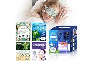BeMyLady Heating Eye Mask Self Steam Eye Mask 20Pcs Mixed pack for Puffy Eyes,Dry Eyes,Blepharitis,Migraine,Fatigue Disposable Moist Hot Compress Steam Eye Patch Great Gifts Travel Essentials
