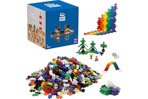 PLUS PLUS Mini Basic 03320 Byggklossar, Flerfärgad, 1200 bitar