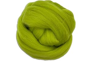 Frida's Wollhaus Wooliny - Lana de fieltro (100 g, lana de merino, lana mágica, 35 colores a elegir (29, verde claro)