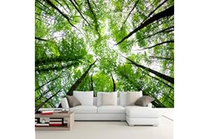 Arsey Wandteppich Wald Sky Wandbehang Natur Landschaft Wandteppiche Aesthetic Wandtücher Wanddecke Wandbespannung Wandtuch xxl Deko Wohnzimmer, Grün, 200x150cm