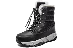 HOBIBEAR Garçon Fille Snow Bottes et Bottines Mixte Enfant