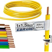 EBROM H07V-U Câble Conducteur Rigide Câble En PVC Câble De