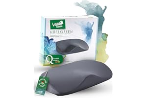 VitaL Kissen® – Hüftkissen- das Original. Orthopädisches Sitzkissen – Ergonomisches Keilkissen für Bürostuhl & Stuhl – Entlastet Rücken, Hüfte, Knie & LWS – Gegen Schmerzen & für aufrechtes Sitzen
