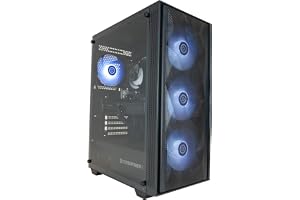 CyberPowerPC Regiment Gaming PC – 450 W PSU, med Radeon-grafik, NVMe SSD, Windows 11, AMD Ryzen 5 5600G