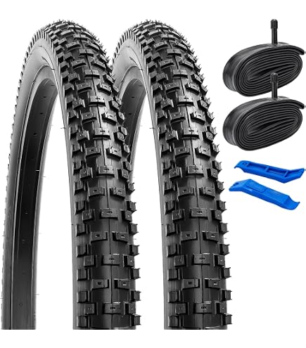 YunSCM 2er-Set Faltbare Fahrradreifen 26 Zoll Mit Schläuchen – Perfekt Für City-Bikes