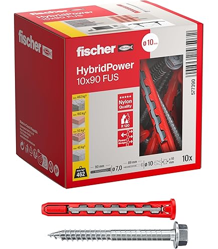 Bulloni Espansione DOJA M8-10 - 50 Pezzi, Acciaio Galvanizzato, Per Cemento, Pietra E Mattoni - Foto 12