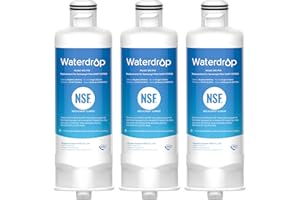 Waterdrop DA97-17376B NSF Zertifiziert Kühlschrank Wasserfilter, Ersatz für Samsung® HAF-QIN/EXP, DA97-17376B, HAF-QIN, DA97-08006C, Reduzieren PFAS, PFOA/PFOS, 3 Stück