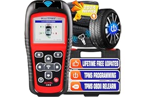 Autel MaxiTPMS TS501 Narzędzie do Resetowania TPMS, 2024 TPMS Narzędzie Ponownej Nauki, Zaprogramuj Czujniki MX, Ponowna Nauka/Aktywacja TPMS, Testowanie Breloczków 315/433 MHz, Ulepszony TS408