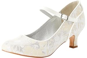 Joe Browns Women's Shimmery Jacquard Mary Jane Heeled Shoes Pump
