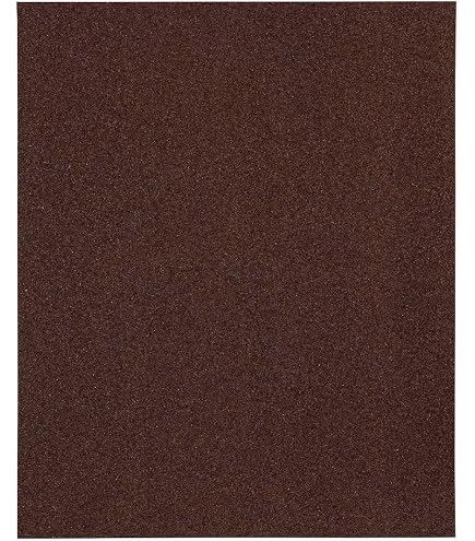 Papier Abrasif émeri Grain 120 - Kwb - 230x280mm Corindon - Ponçage Métal Acier