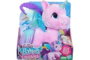 FurReal Flyalots Flitter My Alicorn Plush Interactive Toy, Unicorn Toys, Animatronic Pet Toy for Children 4+