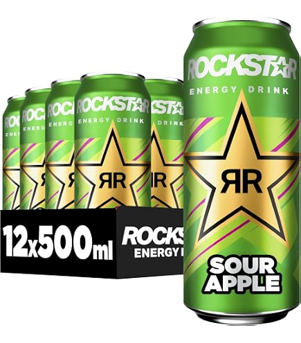 Rockstar Energy Drink Prickly Cactus - Koffeinhaltiges Erfrischungsgetrnk  fr den Energie Kick, EINWEG (12 x 500ml) : Amazon.de: Lebensmittel &  Getrnke