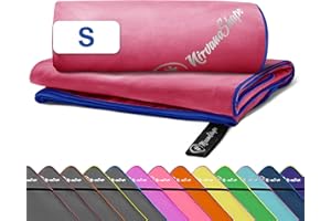 NirvanaShape Serviette Microfibre 60 x 40 cm, Serviette de Voyage légère et compacte - Serviette Microfibre pour Le Voyage, Les Vacances, Le Fitness - sans Pochette ni Sac d'emballage