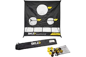SKLZ Quickster Lot de 12 Filets de Golf Noir + balles