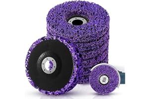 Unaibber 125mm CSD Scheibe Schleifscheibe, 𝟔 Stücke CSD Scheibe,Schleifscheiben für Winkelschleifer,Rostio CSD Scheibe,Schruppscheibe Reinigungsscheibe von Farbe Rost Schweißnähte