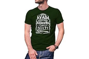 B&S Boutique Avada Kedavra Bitch Potter T-Shirt Maglietta per Uomo
