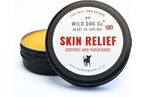 WILD DOG CO Dog Itchy Skin Allergy Relief Balm 30g Instantly soothes itchy dogs, dry callous skin, hot spots, flea bites, 100% Natural, made in the UK