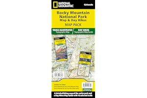 Rocky Mountain National Park Map & Day Hikes [map Pack Bundle]