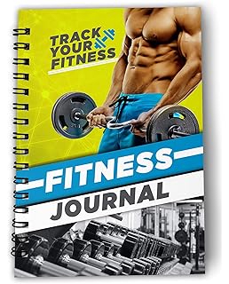 One Click Creations Exercise Journal For Men Workout Log Book