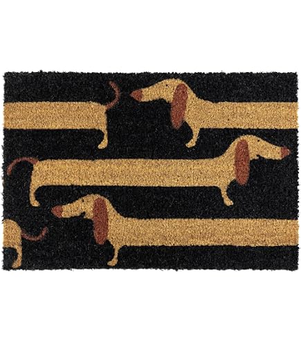 Rex London Badematte „Sausage Dog“ Mit Mini-Dackel-Motiv – Weich, Aber Nur Für Innen Geeignet