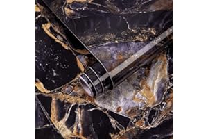 Decoroom Sticky Back Plastic Marble 40x1000cm Marble Vinyl Self Adhesive Marble Contact Paper Waterproof Flim Roll Peel and Stick Wallpaper for Kitchen Bathroom Countertop Table