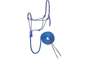 Weaver Leather Diamantgeflecht-Seilhalfter mit Führleine