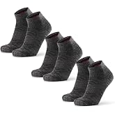 DANISH ENDURANCE Ankle Hiking Socks, Merino Wool, 3 Pack