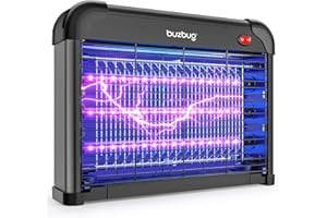 Buzbug LED Insektenvernichter, 3800V Starke Mücken- und Fliegenfalle,3 Lampen 10 Jahre Lebensdauer,Nachhaltig mit geringerem Stromverbrauch, Mückenlampe, Mückenschutz, Mückenabwehr, Insektenfänger
