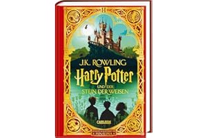 Harry Potter und der Stein der Weisen (MinaLima-Edition mit 3D-Papierkunst 1): Farbig illustrierte Schmuckausgabe mit Goldprä