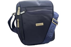 COVERI WORLD Borsello Uomo a tracolla art CW 1171 Blu Dimensioni in cm: altezza 24 - larghezza 22 - spessore 5