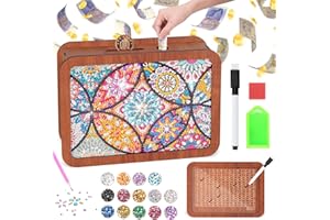 OSIKAY 6 7 8 9 10 Year Old Girl Gifts: Diamond Art and Crafts for Kids Age 10 6 8 5 Birthday Presents for 7-12 Year Old Girls Craft Kits for Kids Toys Reusable Money Box Saving Challenge £5000 for Adult Teen