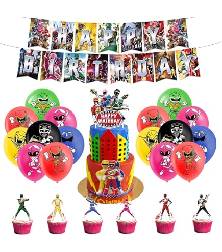Power Ranger Balloon Bouquet ⚡️ | Power Ranger Brthday Party, Power - View #5