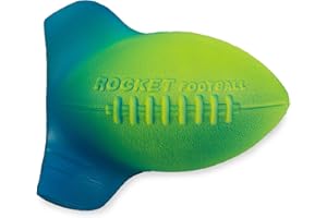 Aerobie Rocket Football - 6" Two Tone Neon Colours Easy Throw (Blue)