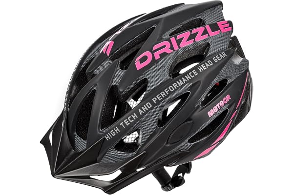 Casque Vélo VTT et VTC Adulte Jeunesse Unisexe Casque de Cyclisme de Réglable de Sport pour BMX Skate Scooter Patines Conçu pour la Sécurité des Utilisateur Drizzle