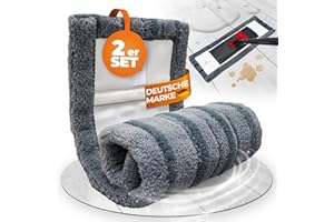 Wowtowelz Mop Cover, Floor Mop Cover, Powerful Cleaning for Heavy Dirt (Power Clean, 50 cm, Pack of 2)