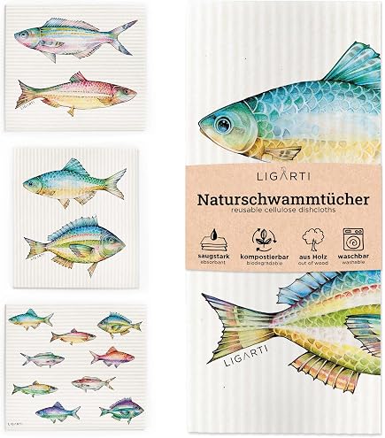 NineLives Putztuch Clean Spirit - 2 Stück, 70% Zellulose & 30% Baumwolle, Waschbar Bis 60°C