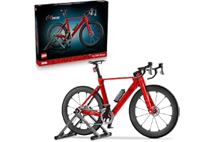 LEGO Icons Landsvägscykel Byggsats för vuxna cykelentusiaster – Rumsdekoration med fungerande och realistiska detaljer – Pres