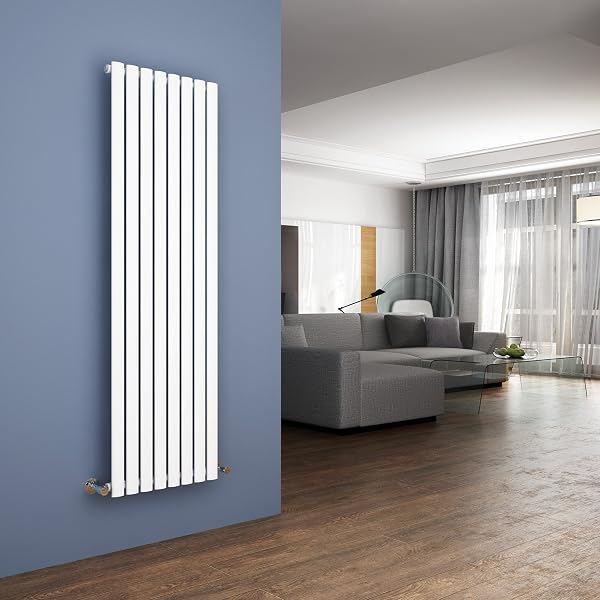 ELEGANT 1600 x 480mm Vertical Column Radiator White Oval Single Panel  Designer Radiator Heater : Amazon.co.uk: DIY u0026 Tools
