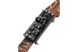 FAITIO Tragbarer Gitarren-Akkordpresser, Gitarren-Akkord-Helfer und Trainer für Akustikgitarre, Gitarren-Lernwerkzeuge für Anfänger und Arthritis-Spieler, entwickeln Sie Vertrauen schnell, erhalten Sie ein