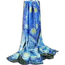 Sciarpa In Seta Gustav Klimt Per Donna - Foulard Artistico Con Motivi Art Nouveau, Regalo Elegante - Foto 2