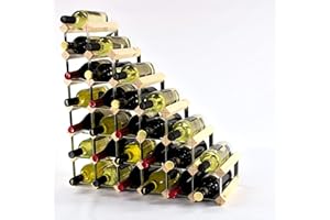 Cranville wine racks Madera de Pino Understairs Classic y del Vino del Metal galvanizado ya montados en Rack
