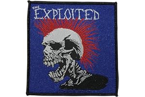 Direkt lieferbar - innerhalb von 48 Stunden wird von uns versendet. Directly available The Exploited Aufnäher Mohican Multicolour Patch gewebt 9 x 9,5 cm