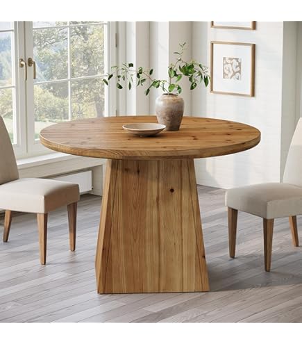 Ronde eettafel 120 cm mangohout massief - WK Home