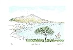 Stamperia D'Arte Busato:"Napoli" - Vico Calabr&ograve; - litografia a quattro colori. Numerate e firmate dall'artista.