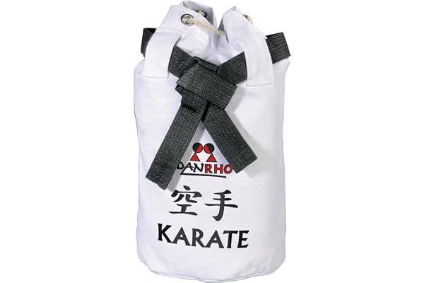 DANRHO 226018020 Dojoline Sac de karaté pour Enfant Blanc 40 x 40 x 45 cm